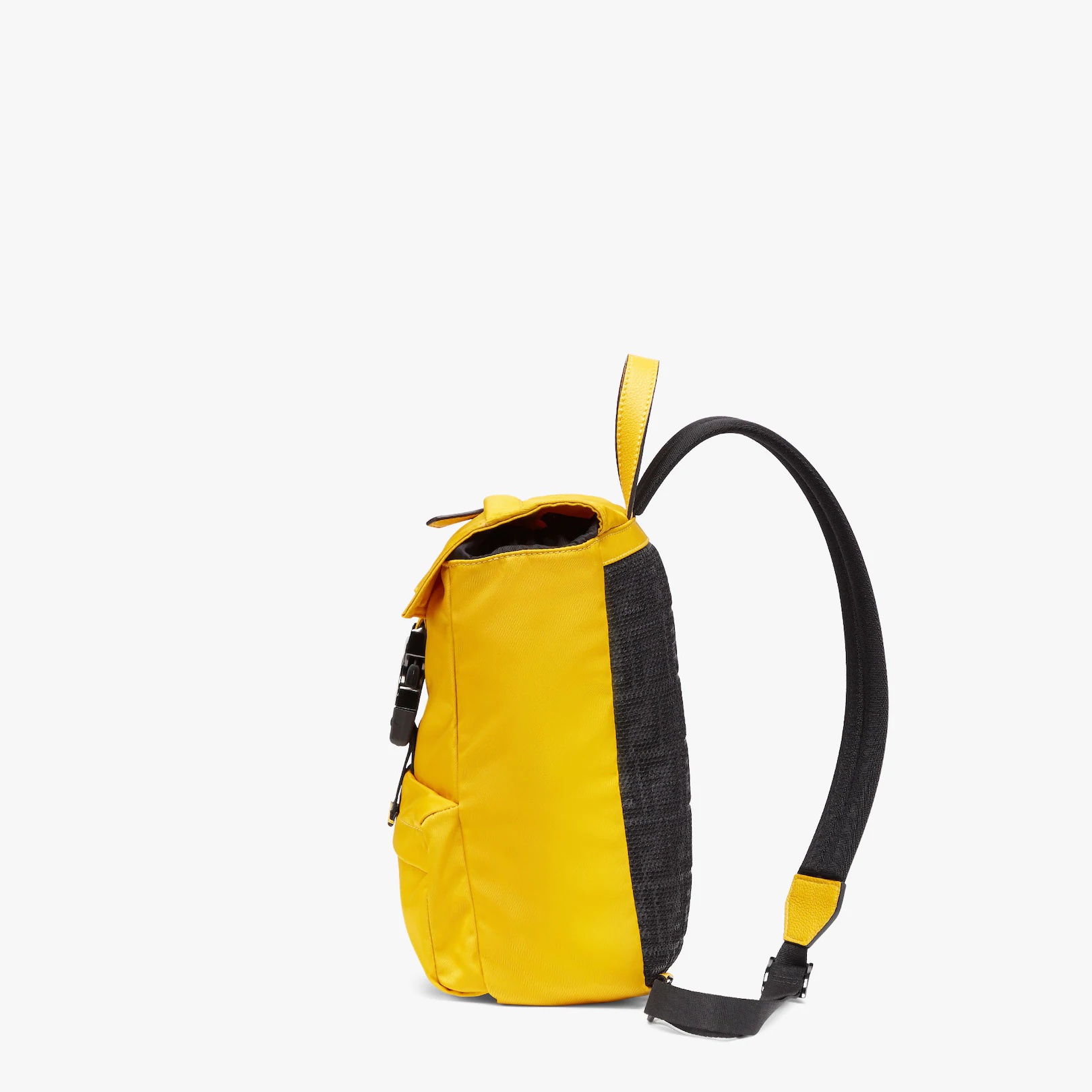 Yellow nylon backpack - 2