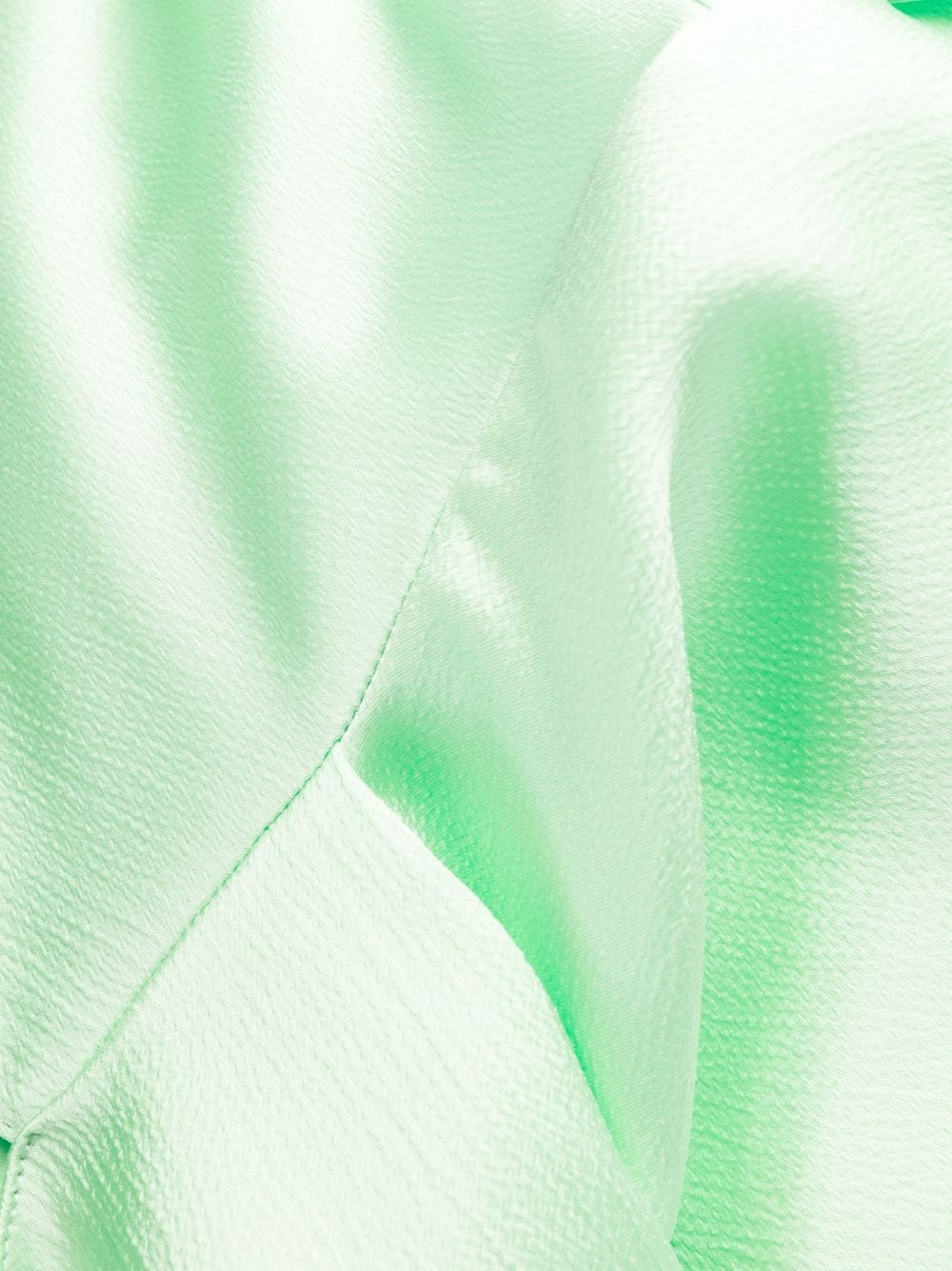 halterneck draped minidress - 6