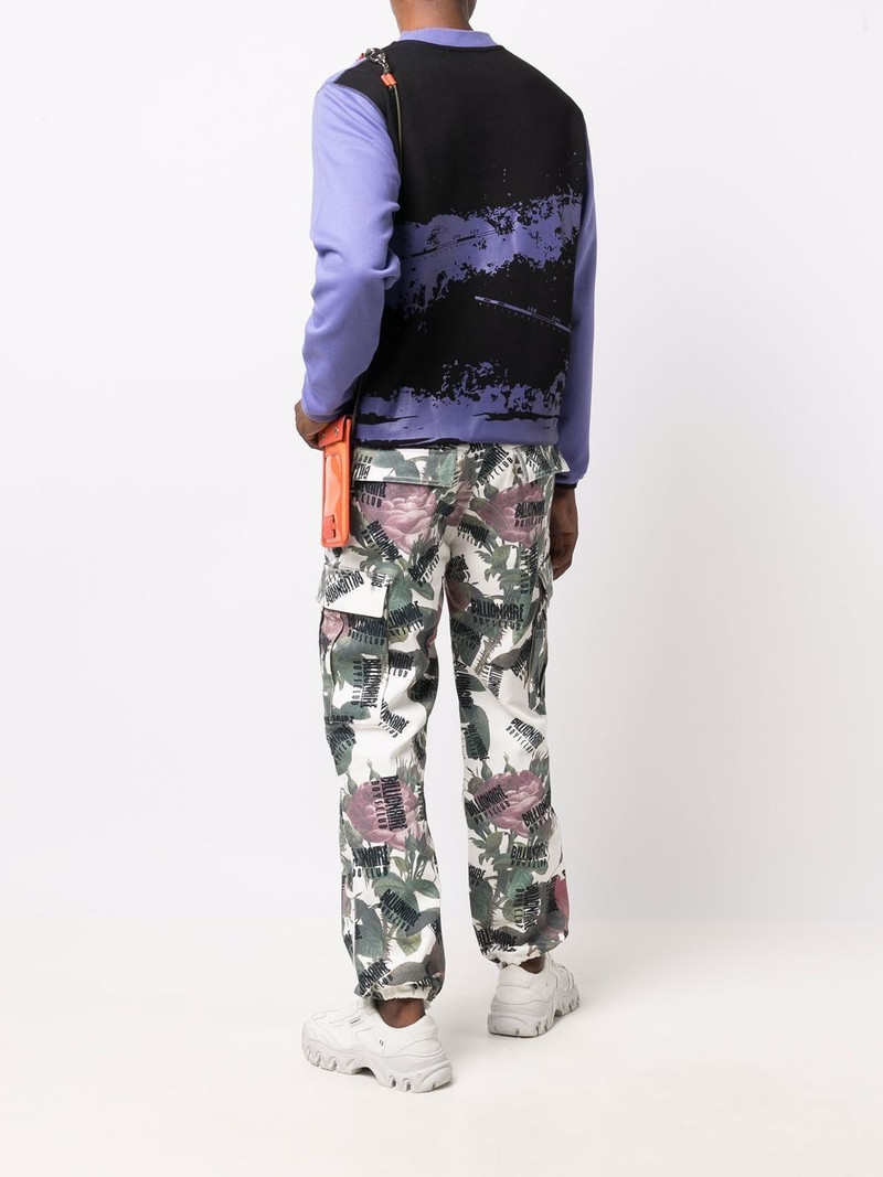 BILLIONAIRE BOYS CLUB graphic-print cotton jumper outlook