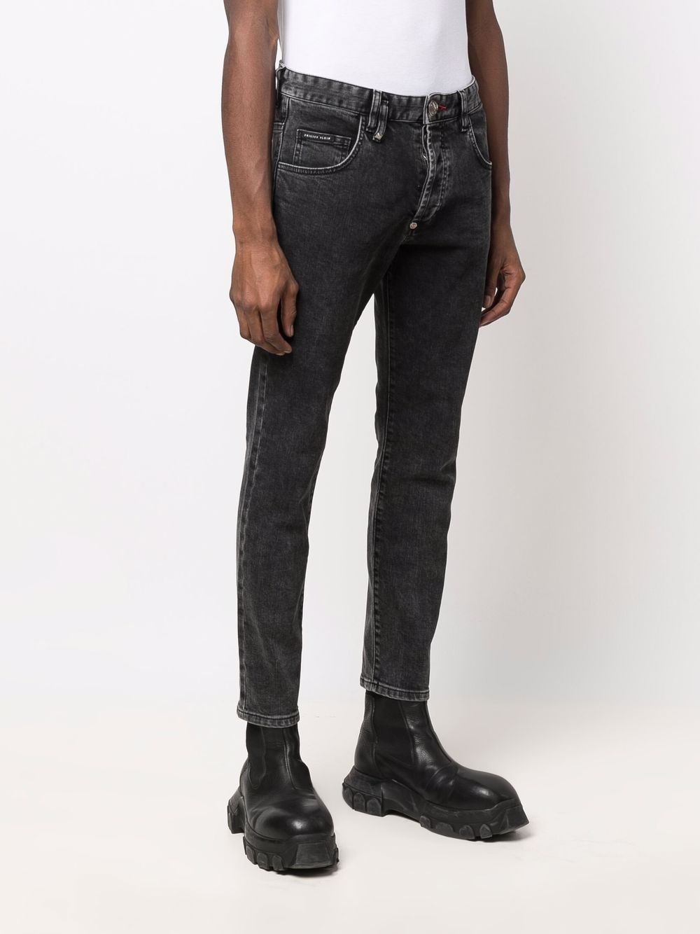 skinny-cut denim jeans - 3