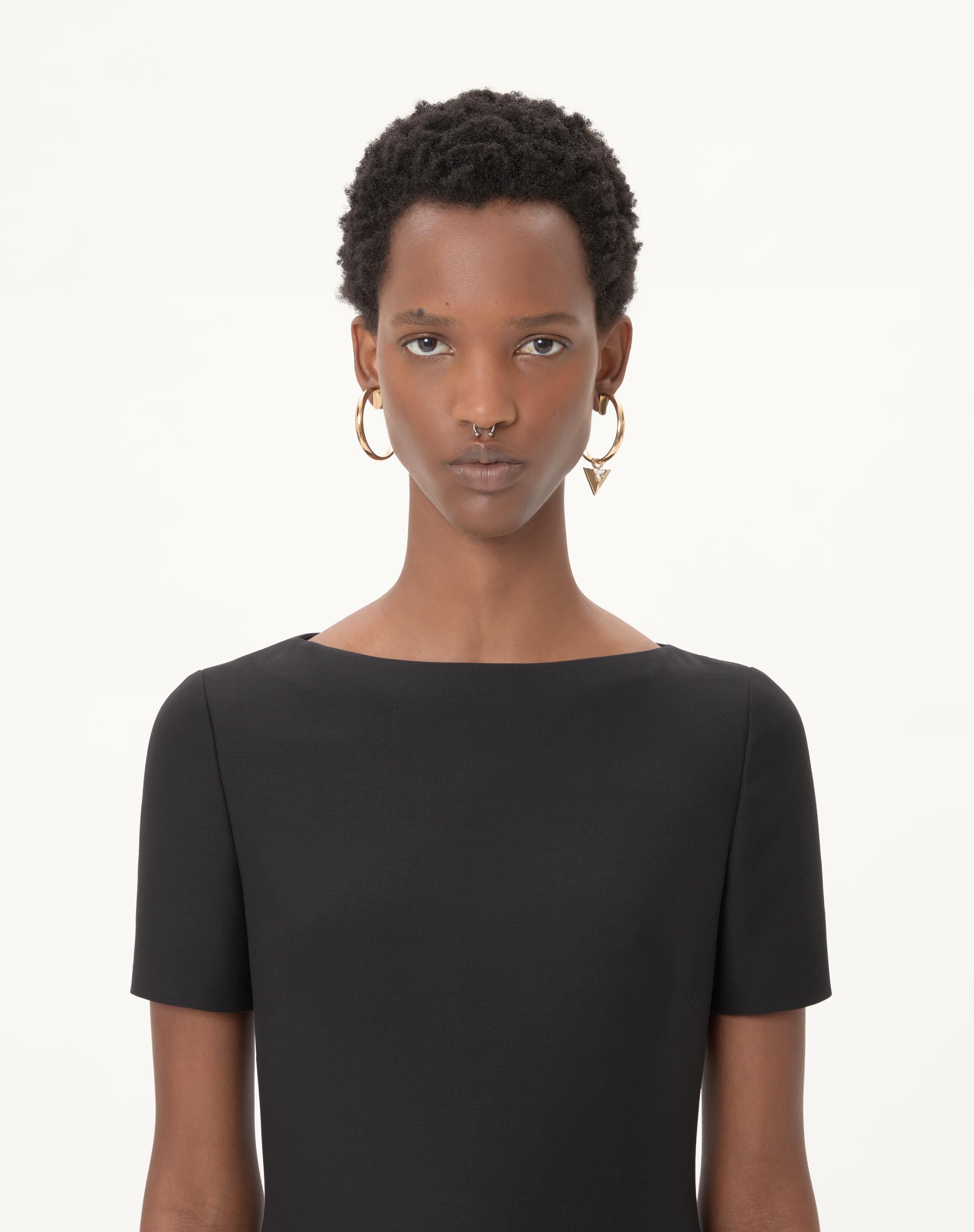 CREPE COUTURE SHORT DRESS - 4