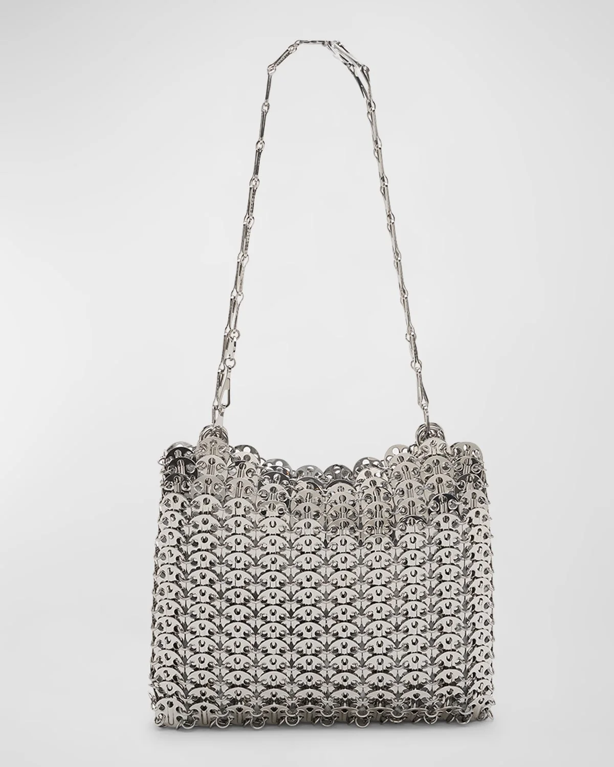 1969 Allover Disc Brass Shoulder Bag - 1