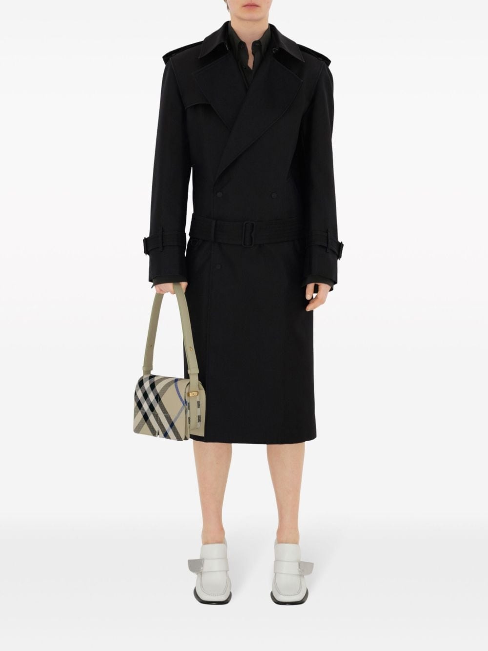 Snip checked shoulder bag - 2