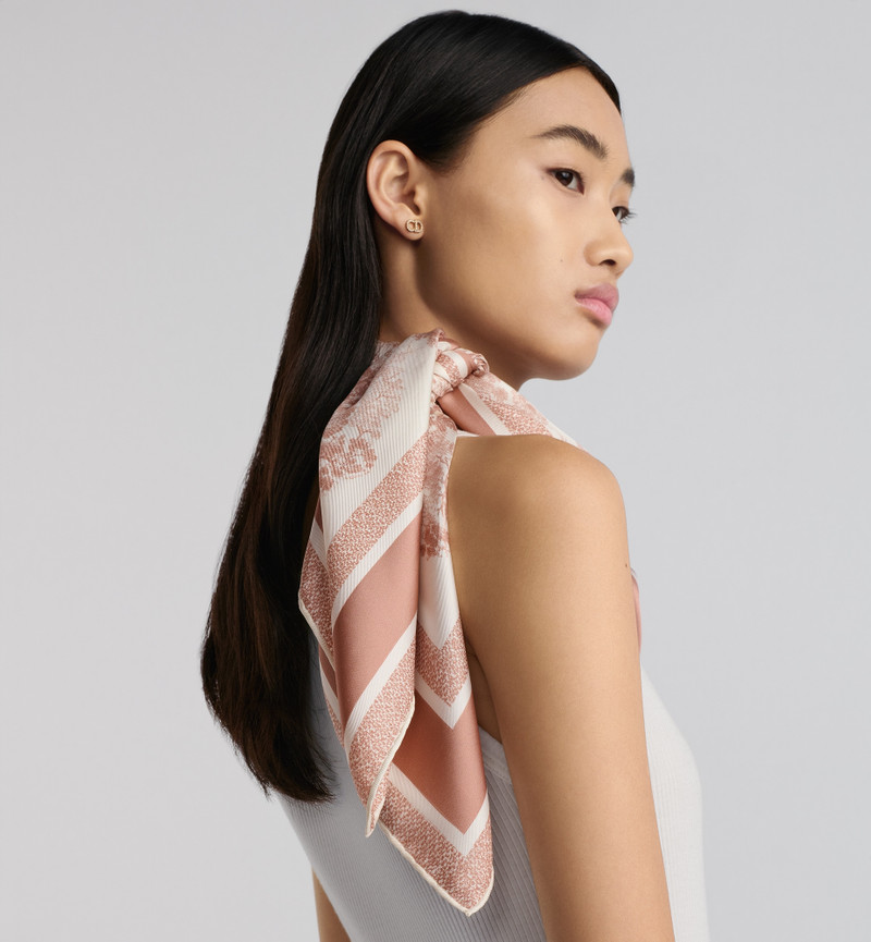 Dior Toile de Jouy Sauvage 90 Square Scarf outlook