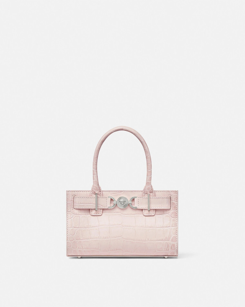 Croc-Effect Medusa '95 Small Tote Bag 1