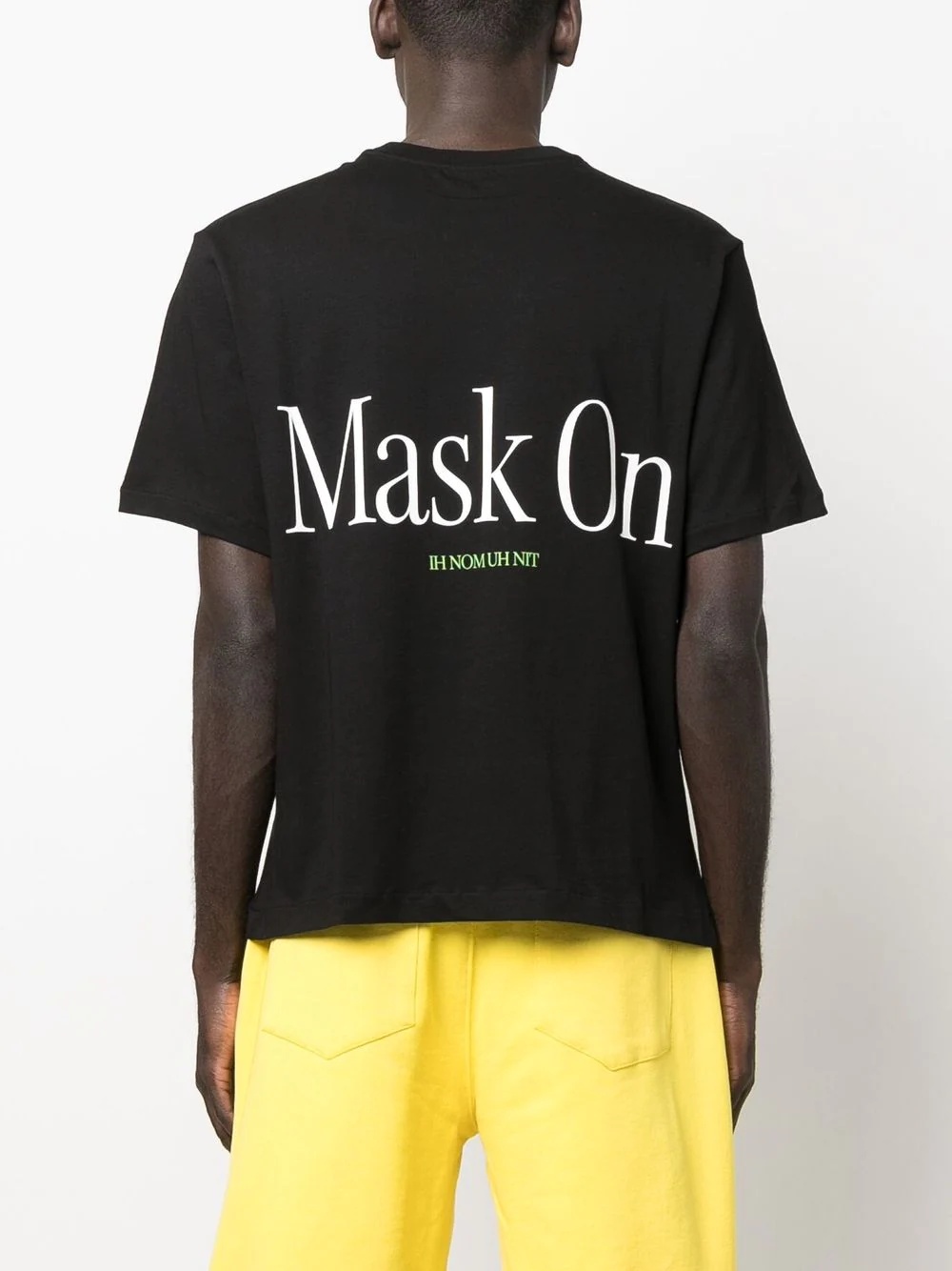 Mask On graphic-print T-shirt - 4