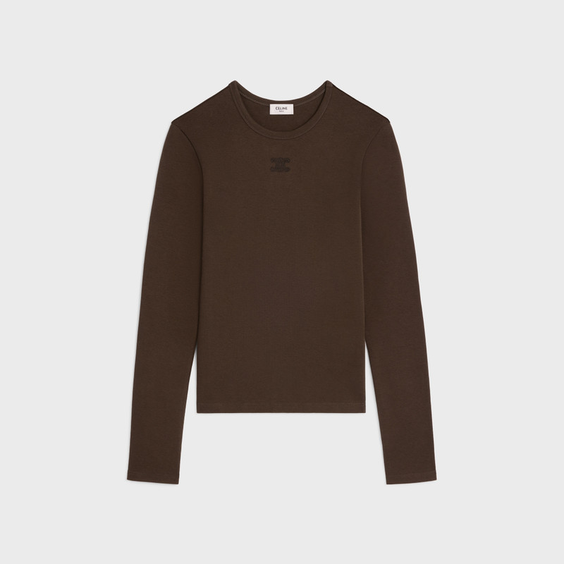 triomphe t-shirt IN ribbed cotton jersey 1