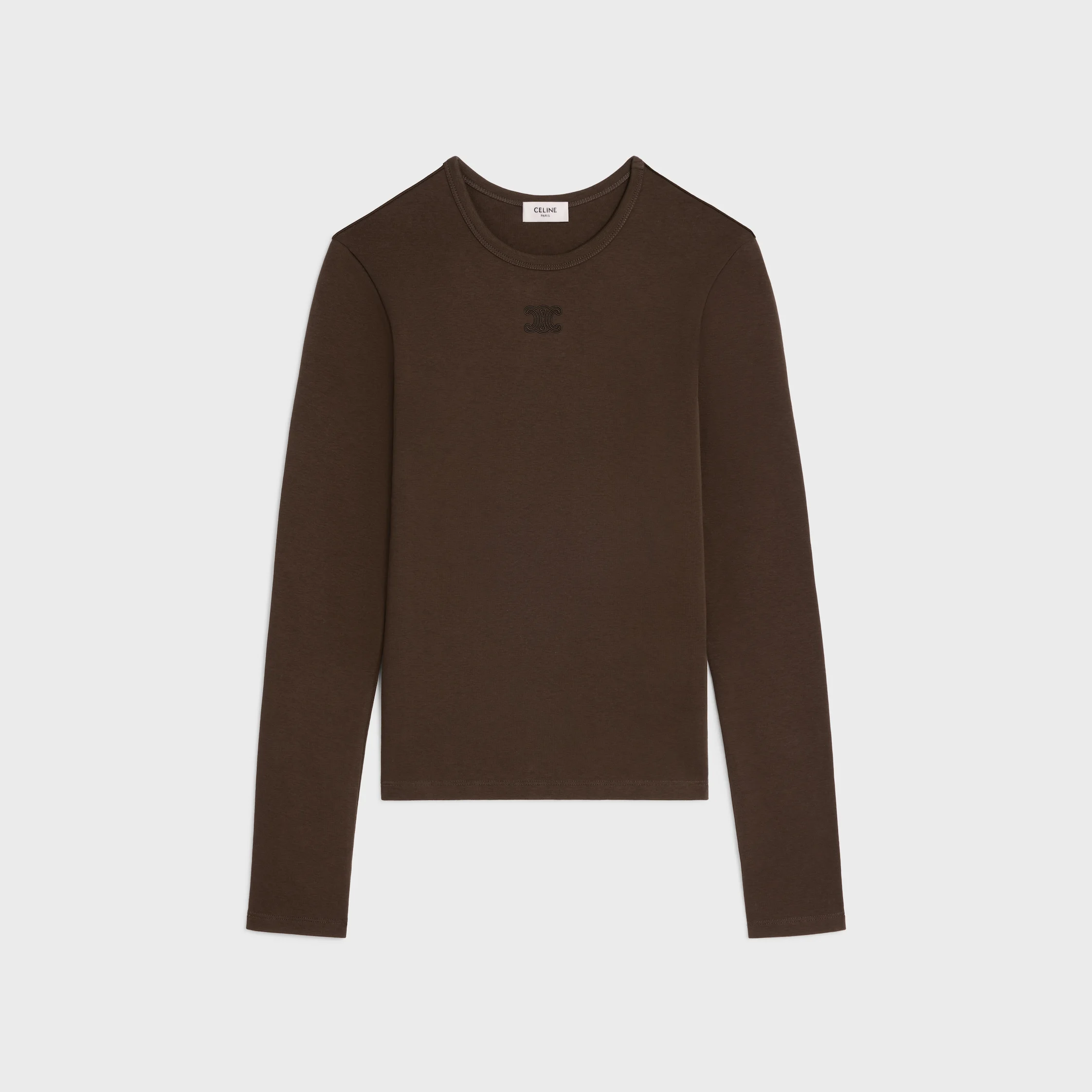 triomphe t-shirt IN ribbed cotton jersey - 1