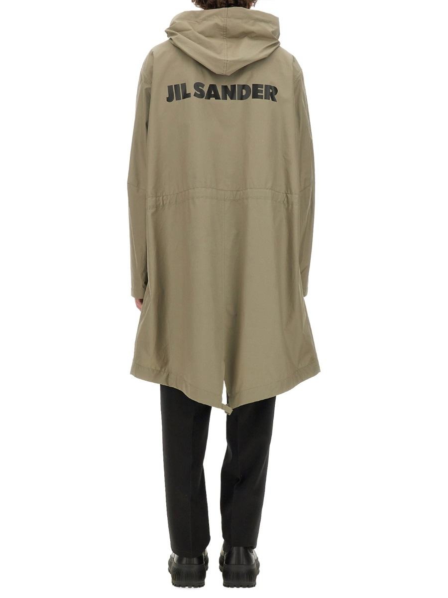 Jil Sander Jil Sander JIL SANDER PARKA WITH LOGO | baltini