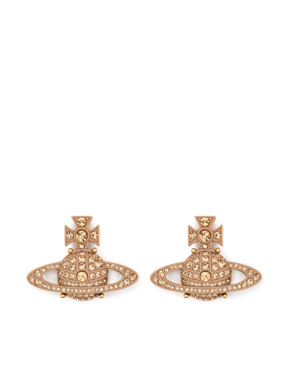 orb-crystal earrings - 1