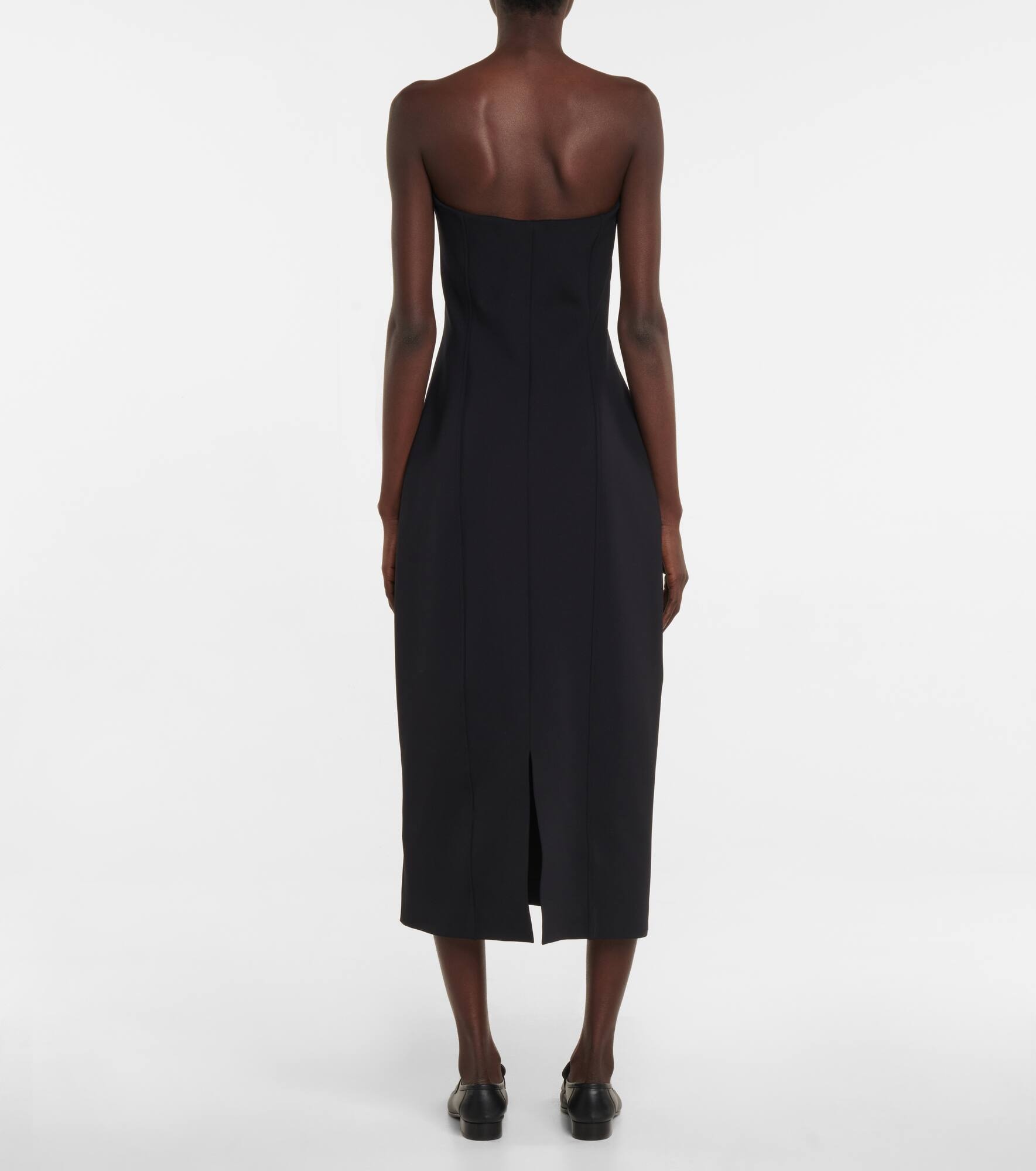 Strapless midi dress - 3