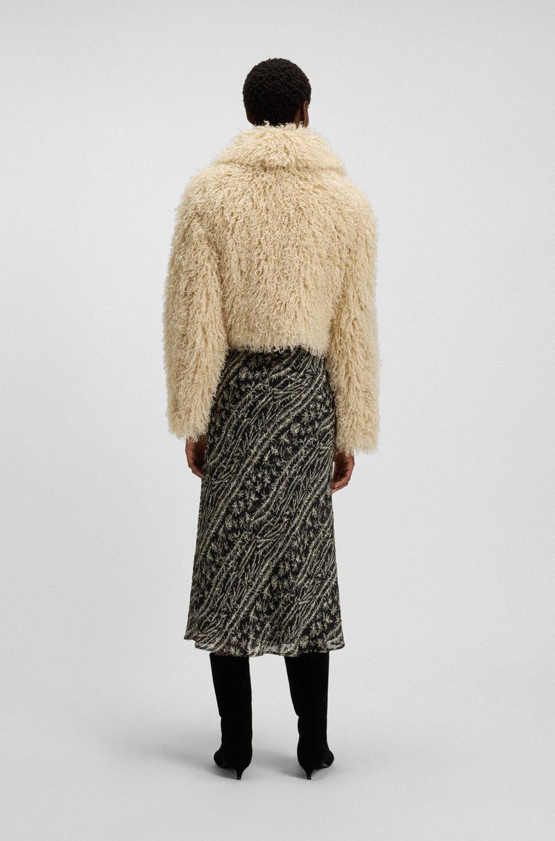 FAUX-FUR JACKET WITH CROPPED LENGTH 4