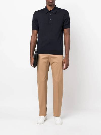 TOM FORD cashmere-silk polo shirt outlook