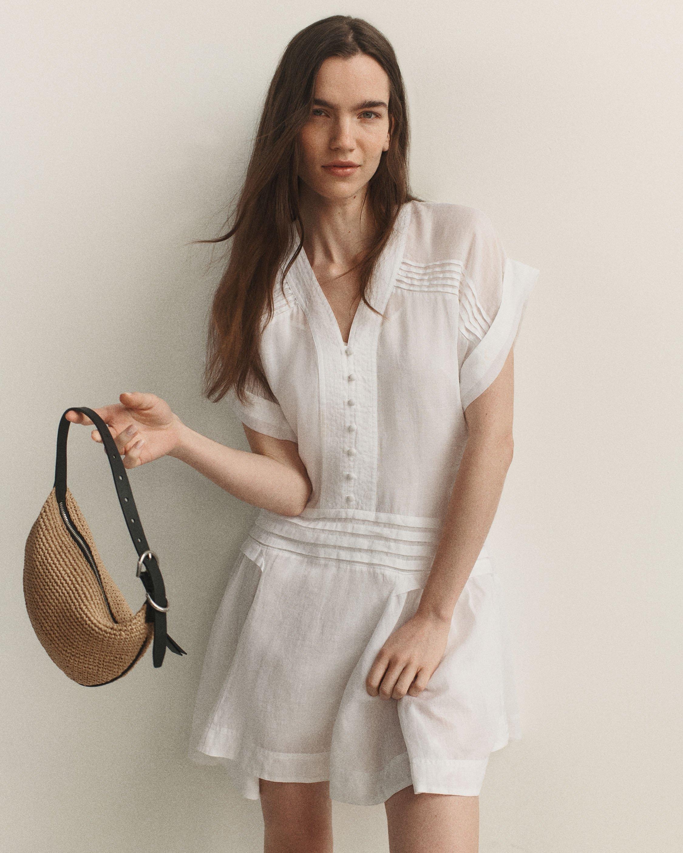 Viviana Pintuck Dress - 8