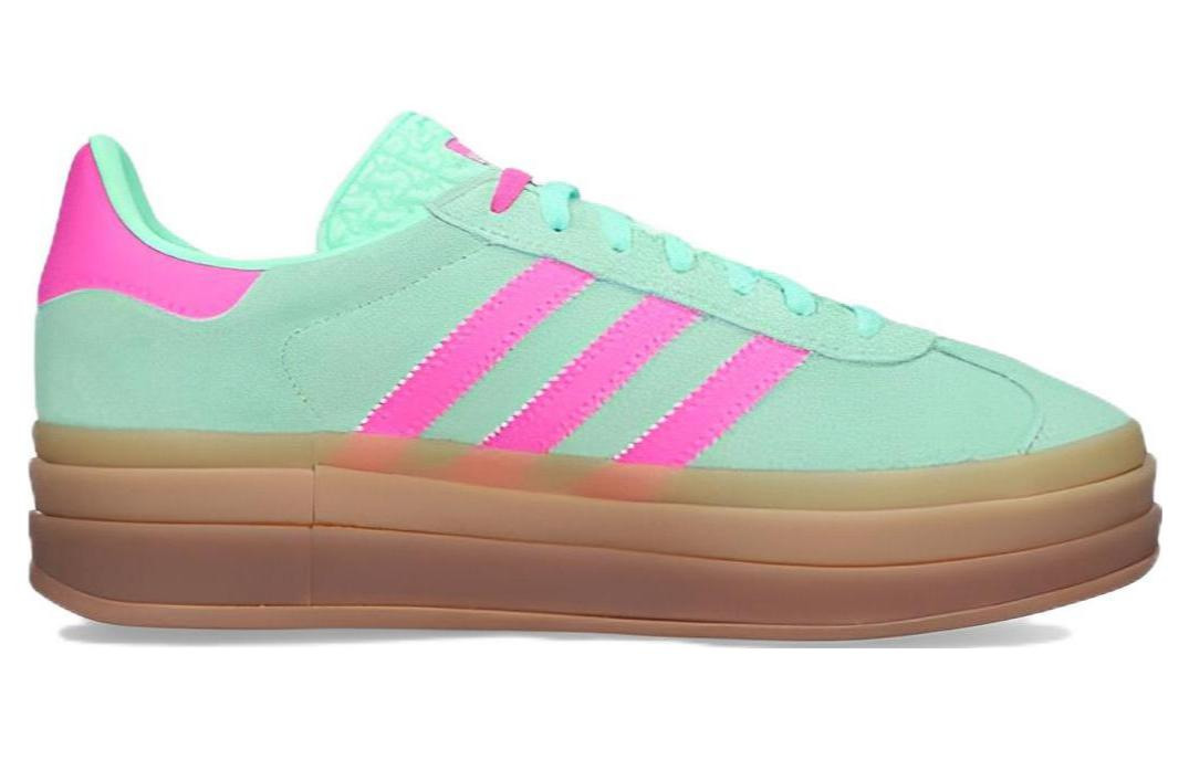 (WMNS) adidas originals Gazelle Bold 'Pulse Mint Screaming Pink' H06125 - 2