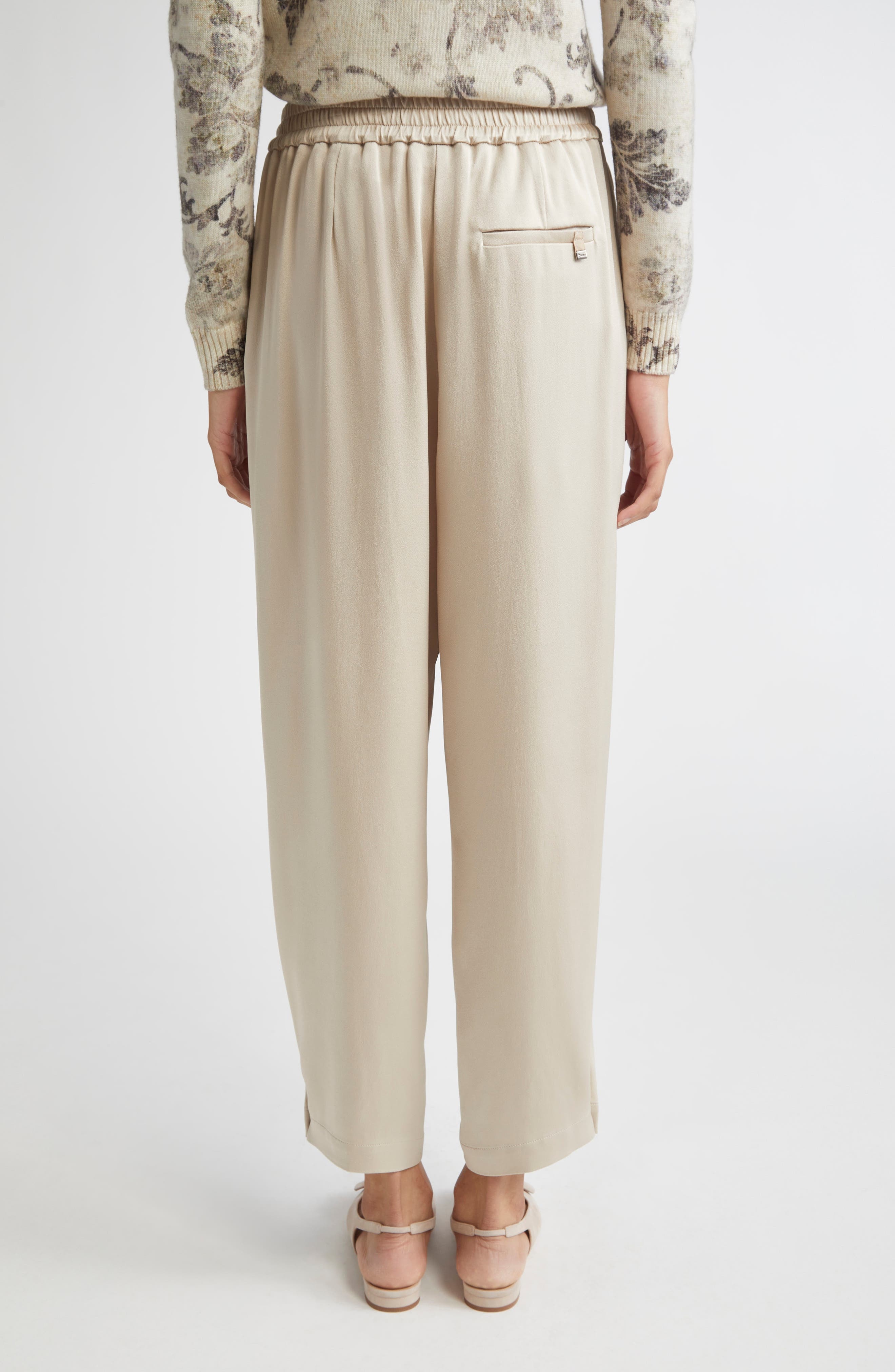 Herno Satin Harem Pants in Chantilly at Nordstrom - 3