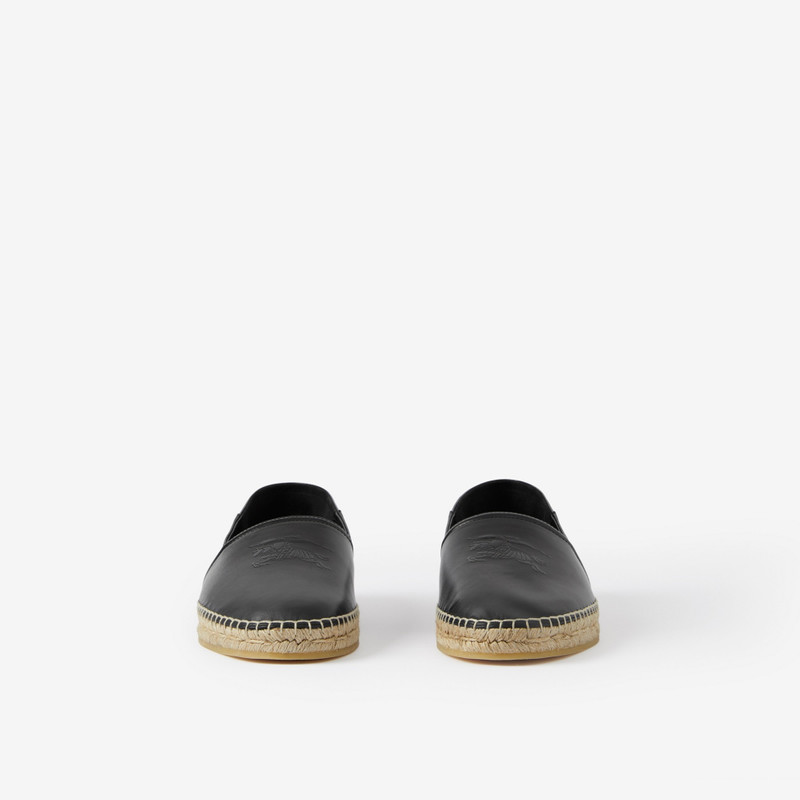 Burberry EKD Leather Espadrilles outlook
