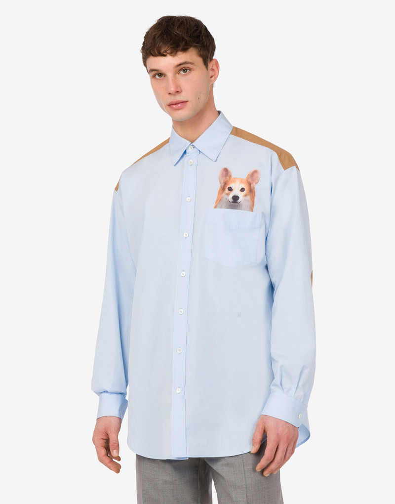 Moschino PRINTED COTTON POPLIN SHIRT outlook