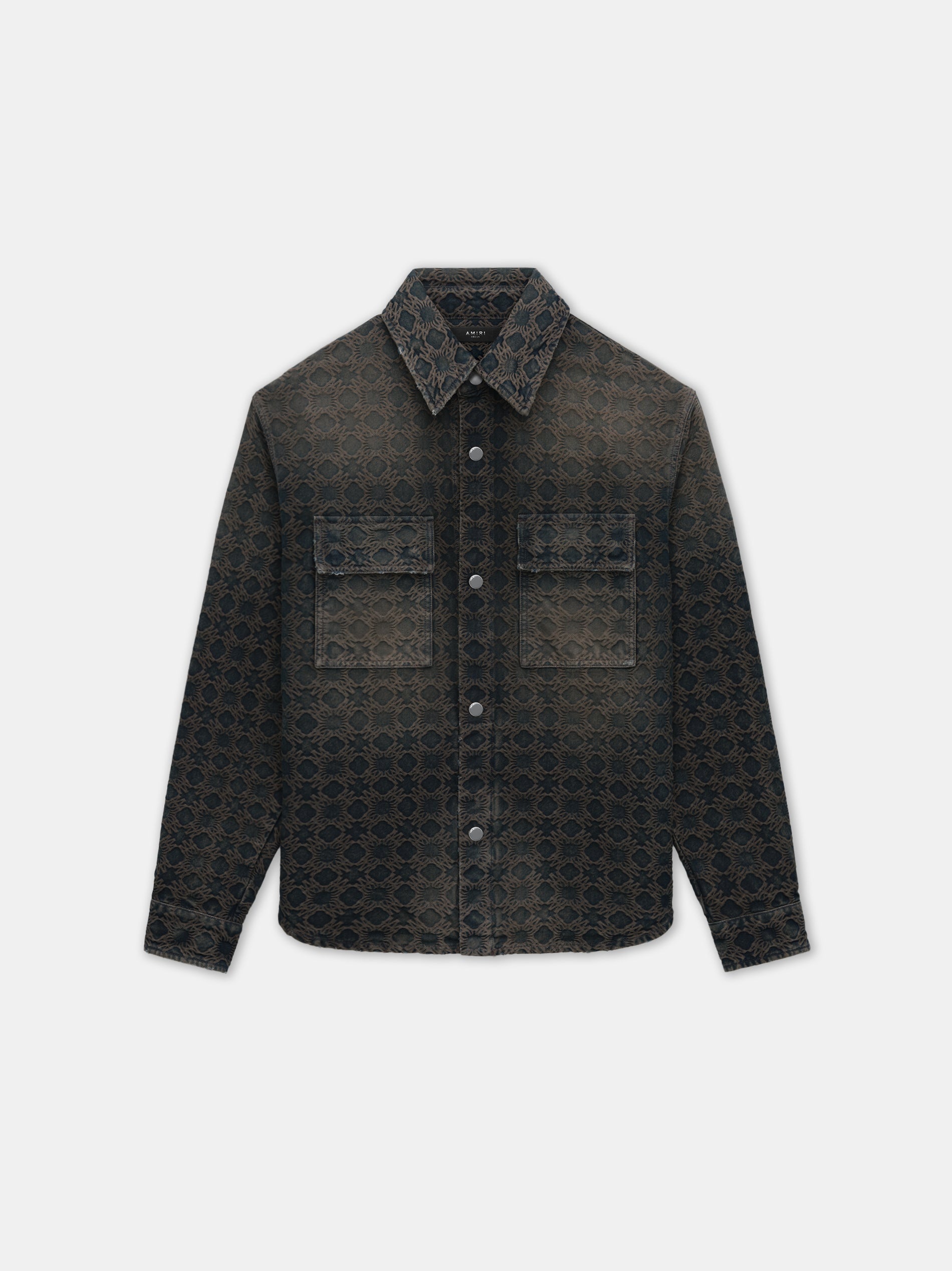 ま様 AMIRI MA QUAD JACQUARD OVERSHIRT | REVERSIBLE