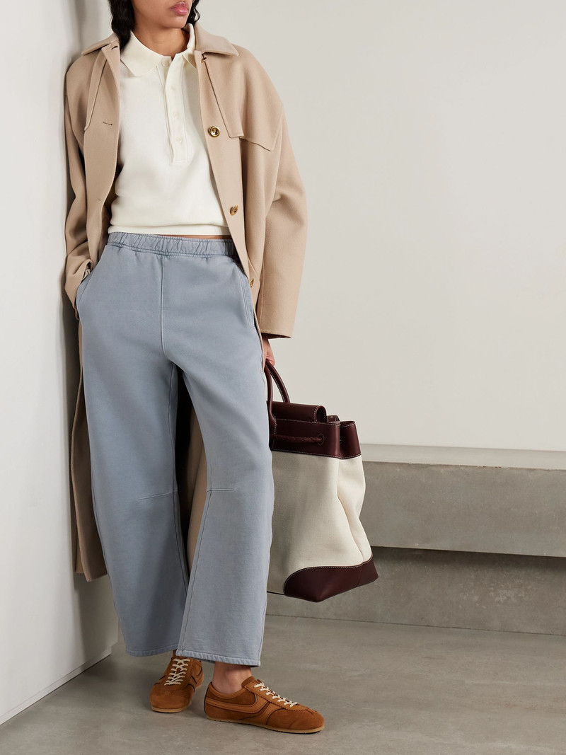 Citizens of Humanity Miro cotton-jersey barrel-leg track pants Blue outlook