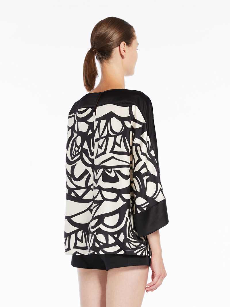 QUAGLIA Printed silk blouse 4
