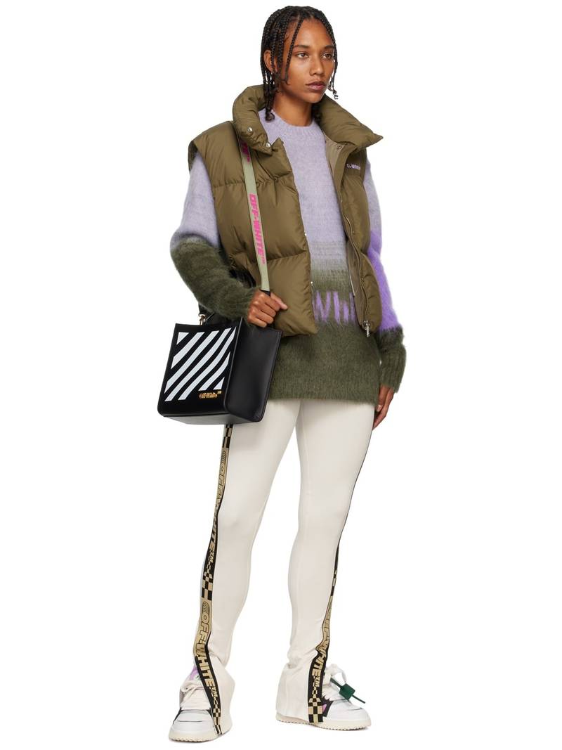 Off-White Beige Vented Leggings outlook