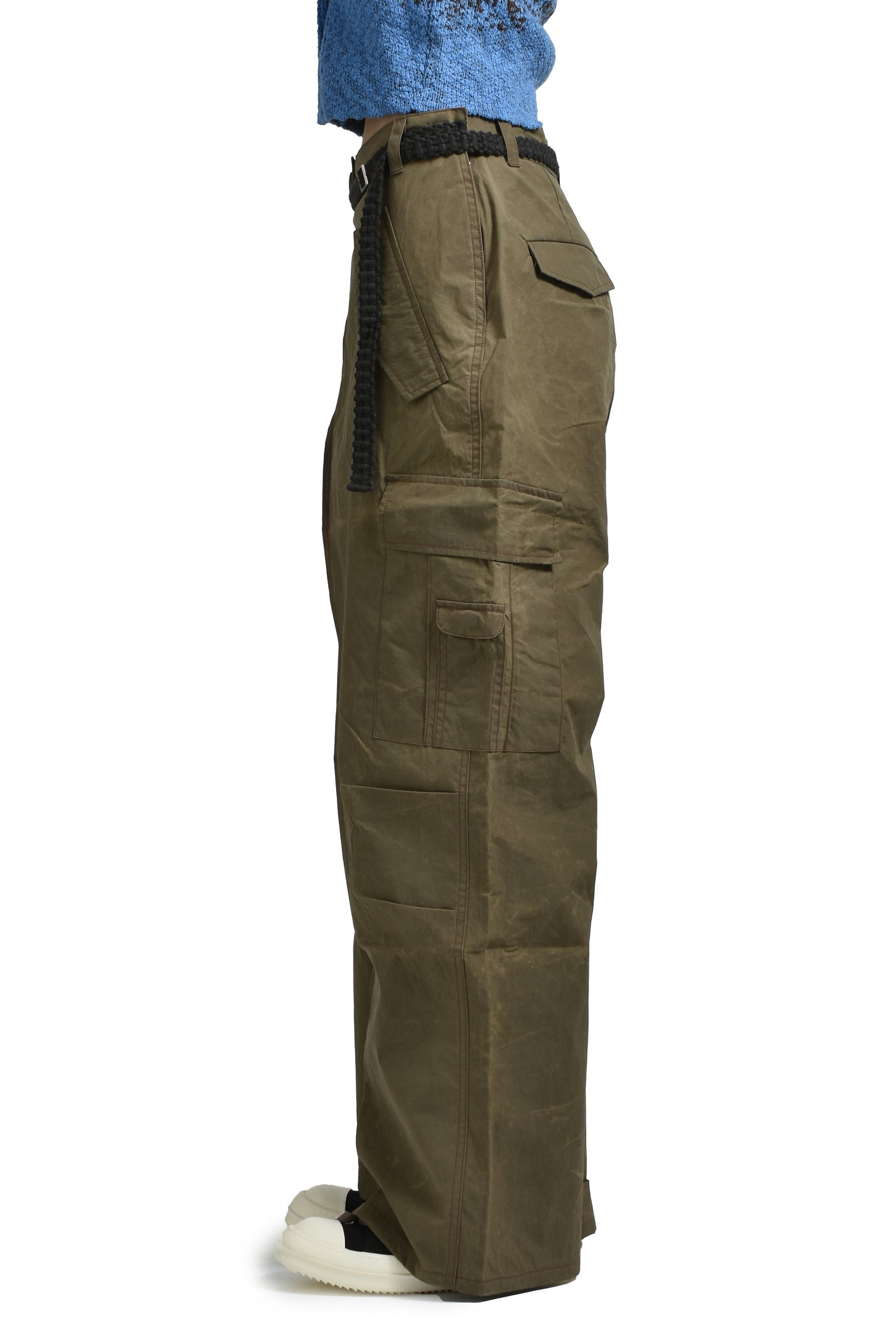 CARGO WRAP PANTS / TAUPE - 3