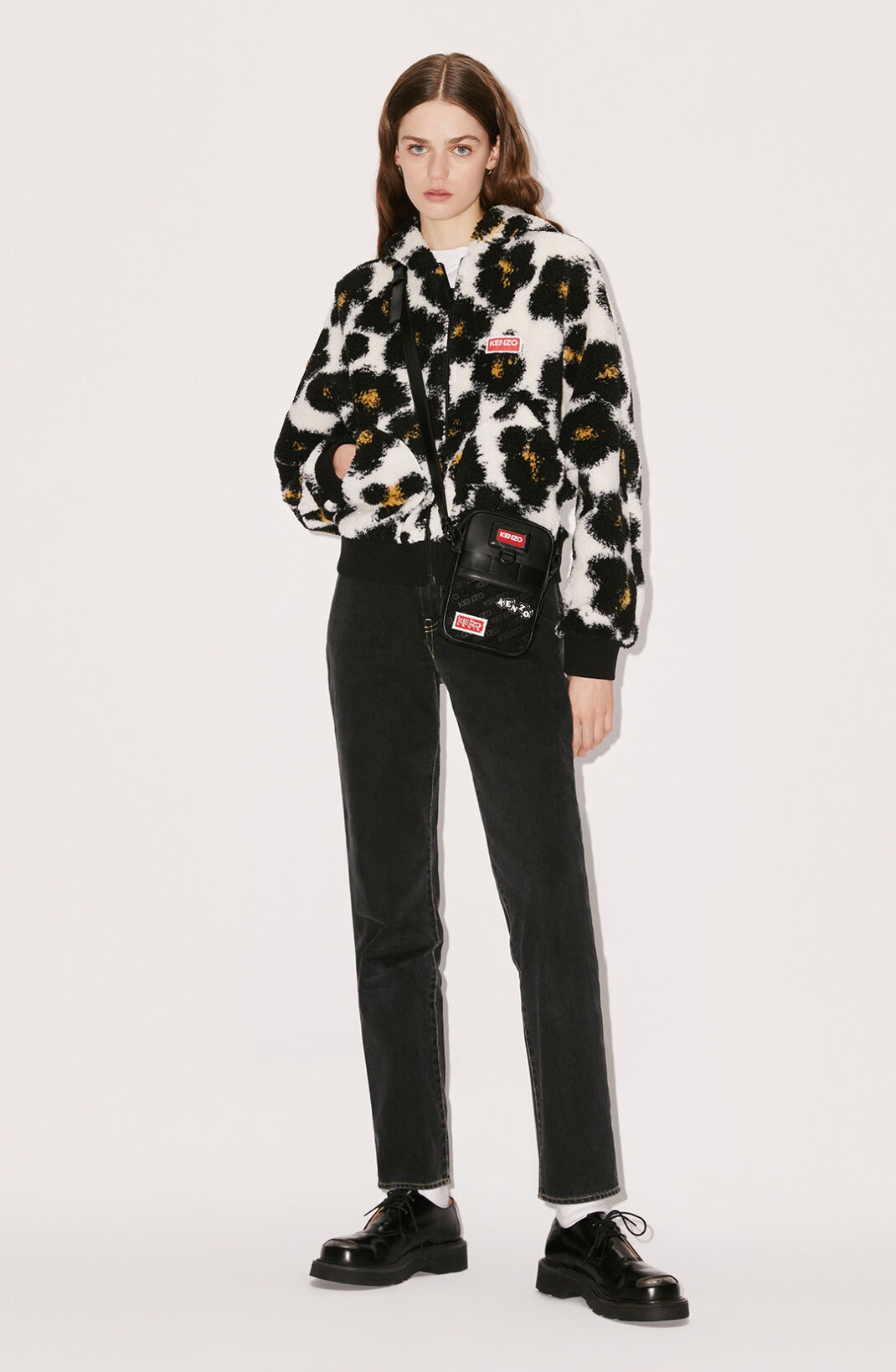 Small leather KENZO Jungle cross-body bag - 4