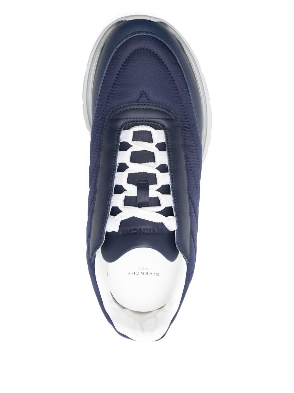 quilted-pattern sneakers - 4