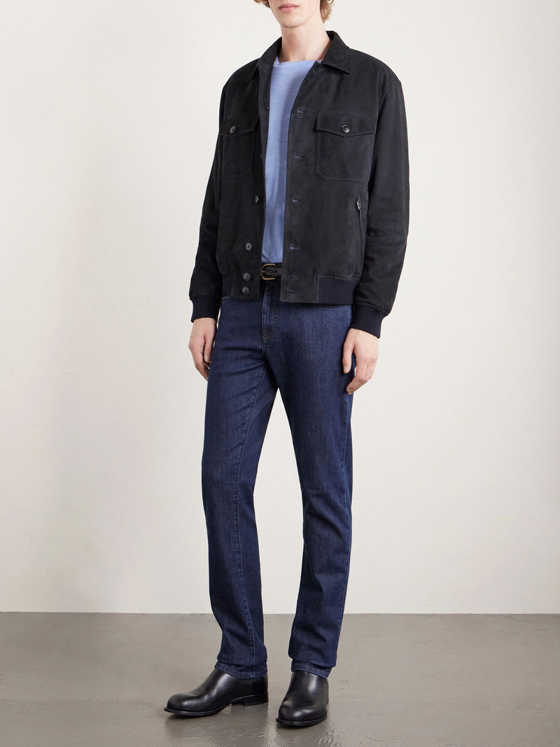 Canali Slim-Fit Jeans Indigo outlook