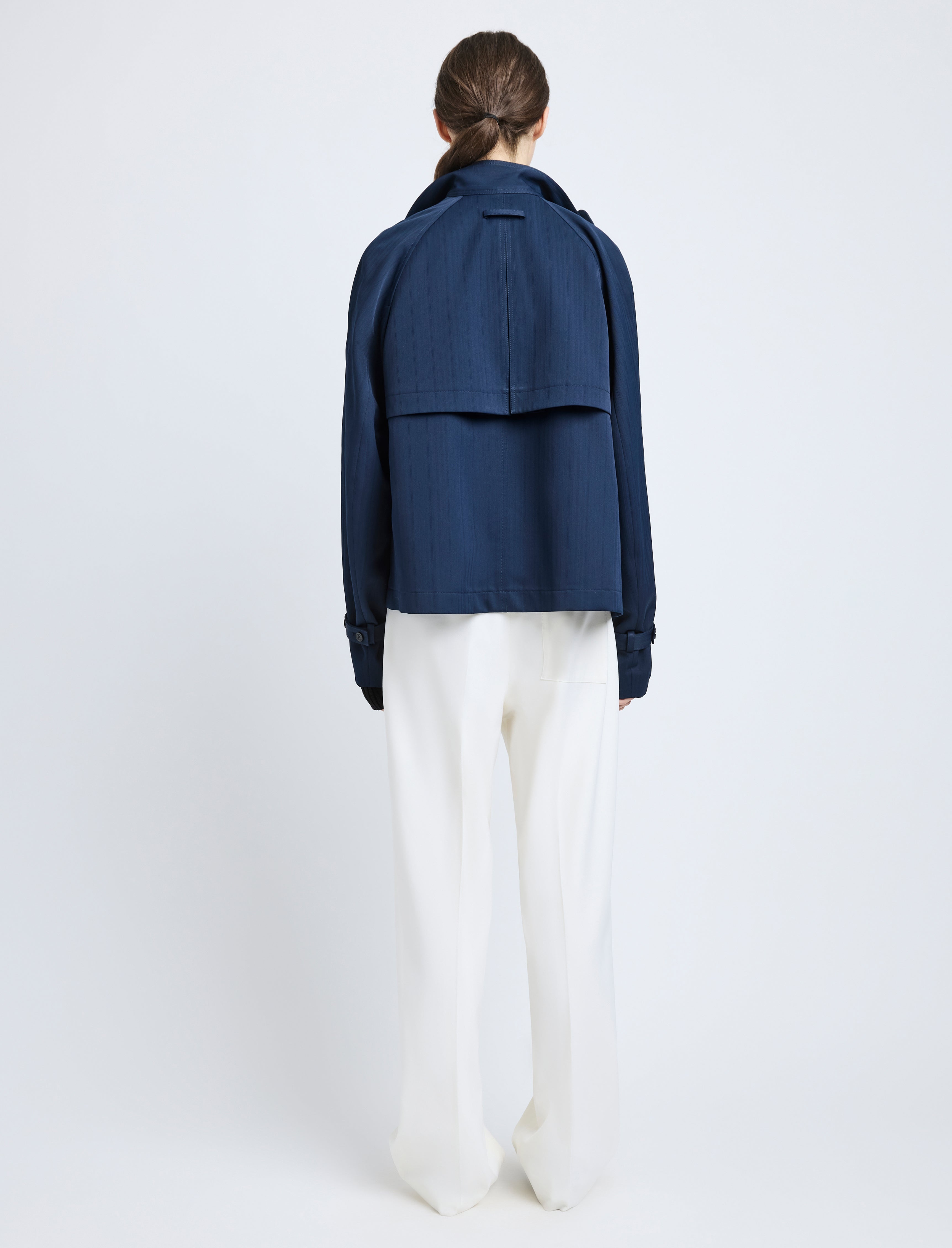 Larissa Jacket in Technical Nylon Jacquard - 5