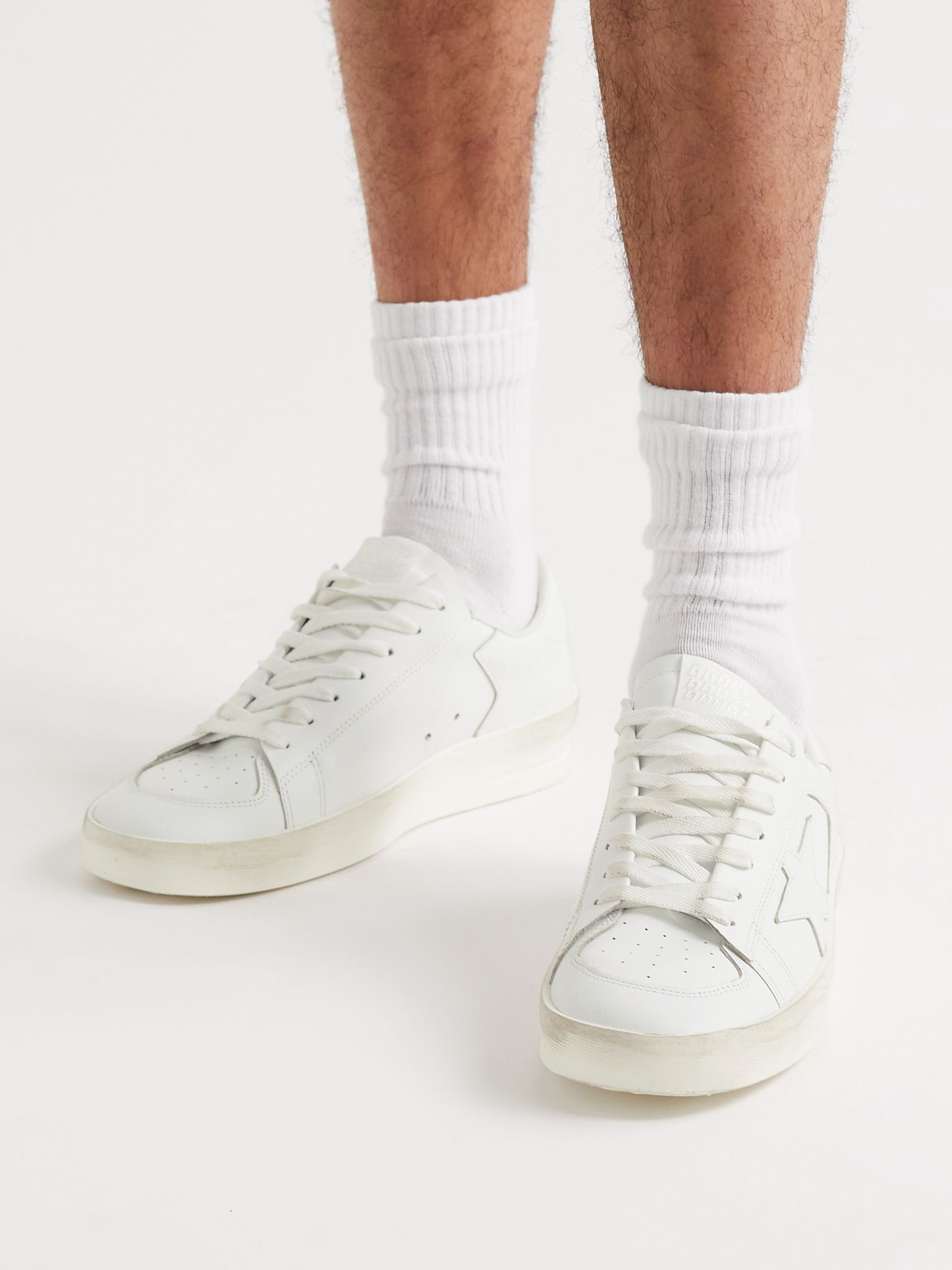 Stardan Leather Sneakers White - 3