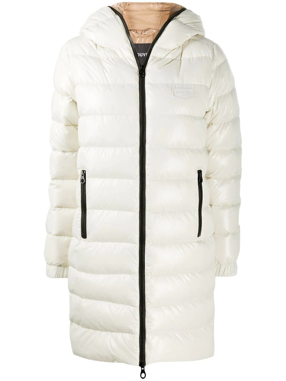 hooded puffer jacket - 1