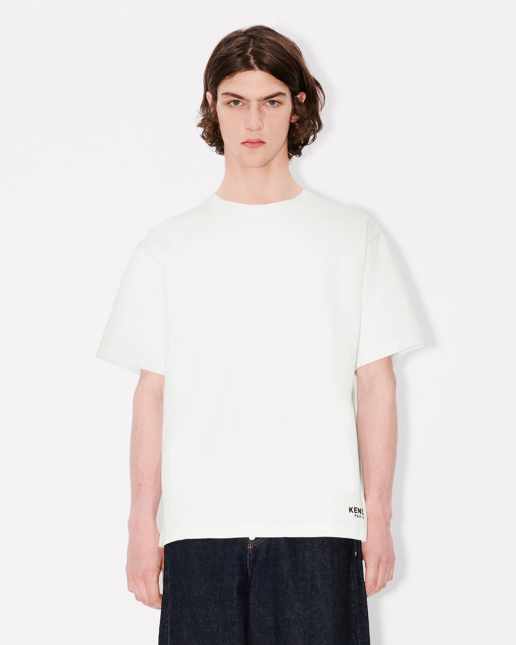 'Boke Flower' embroidered T-shirt in cotton - 3