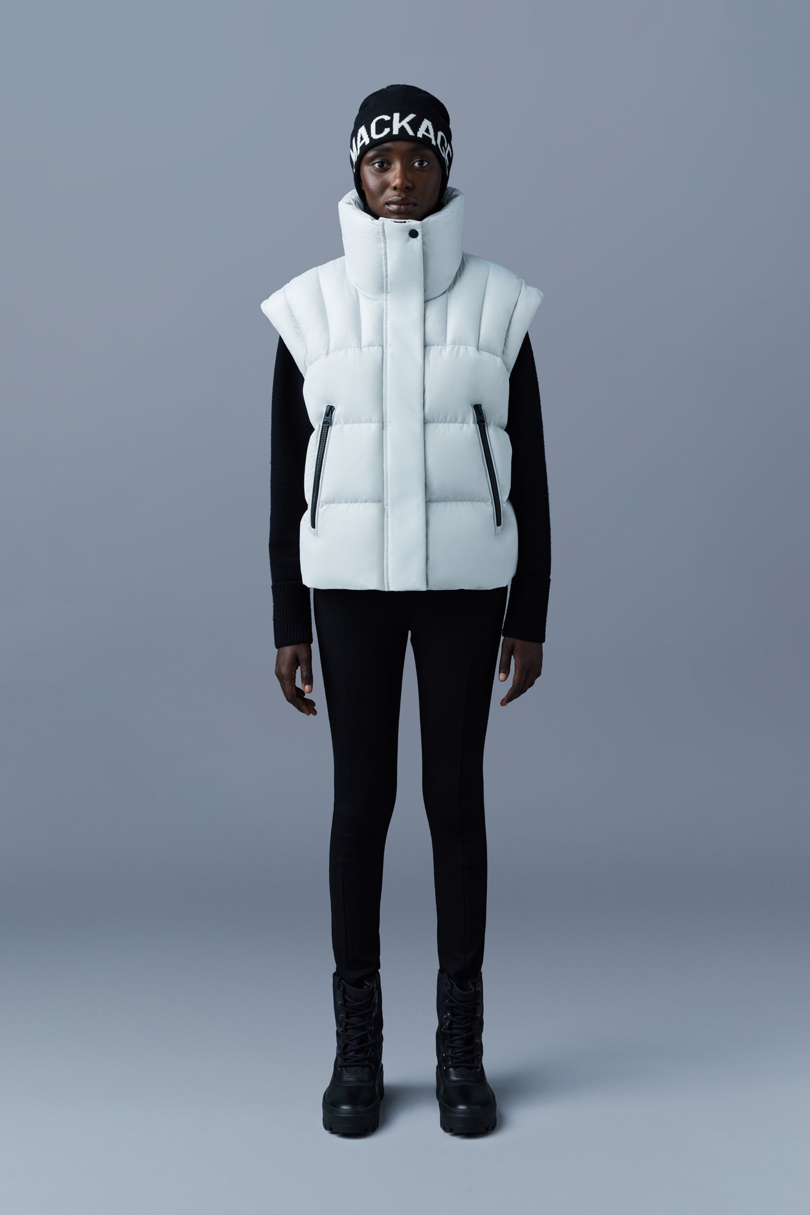VESNA 2-in-1 matte light down jacket for ladies - 5