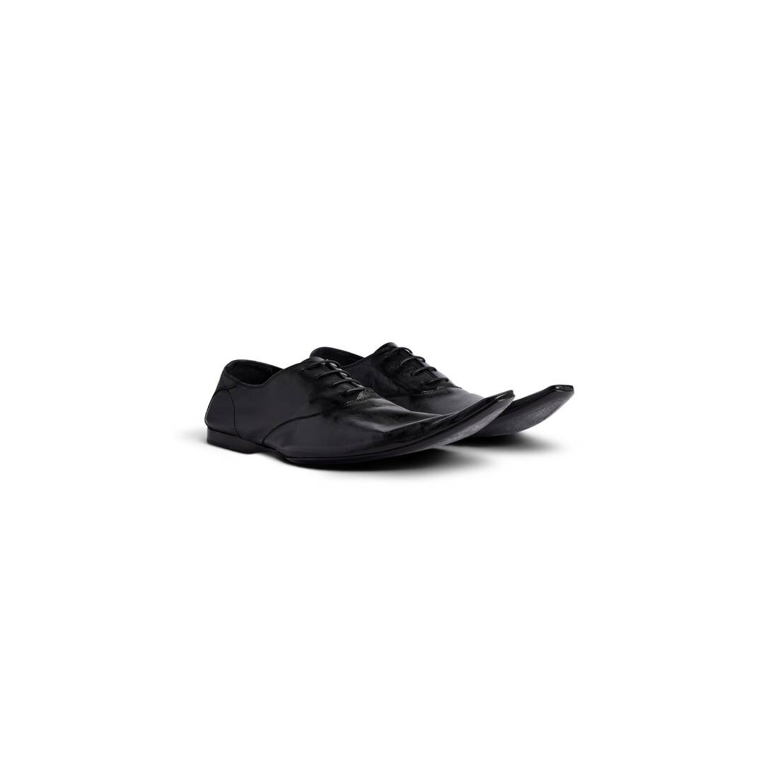 BALENCIAGA Men's Ultra Soft Derby in Black | REVERSIBLE