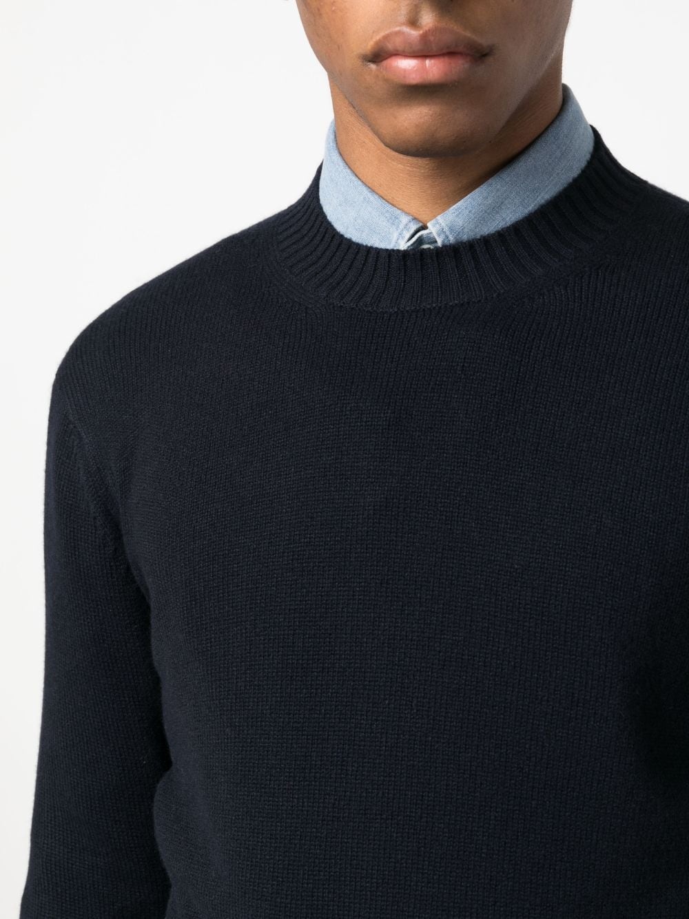 long-sleeve cashmere jumper - 5