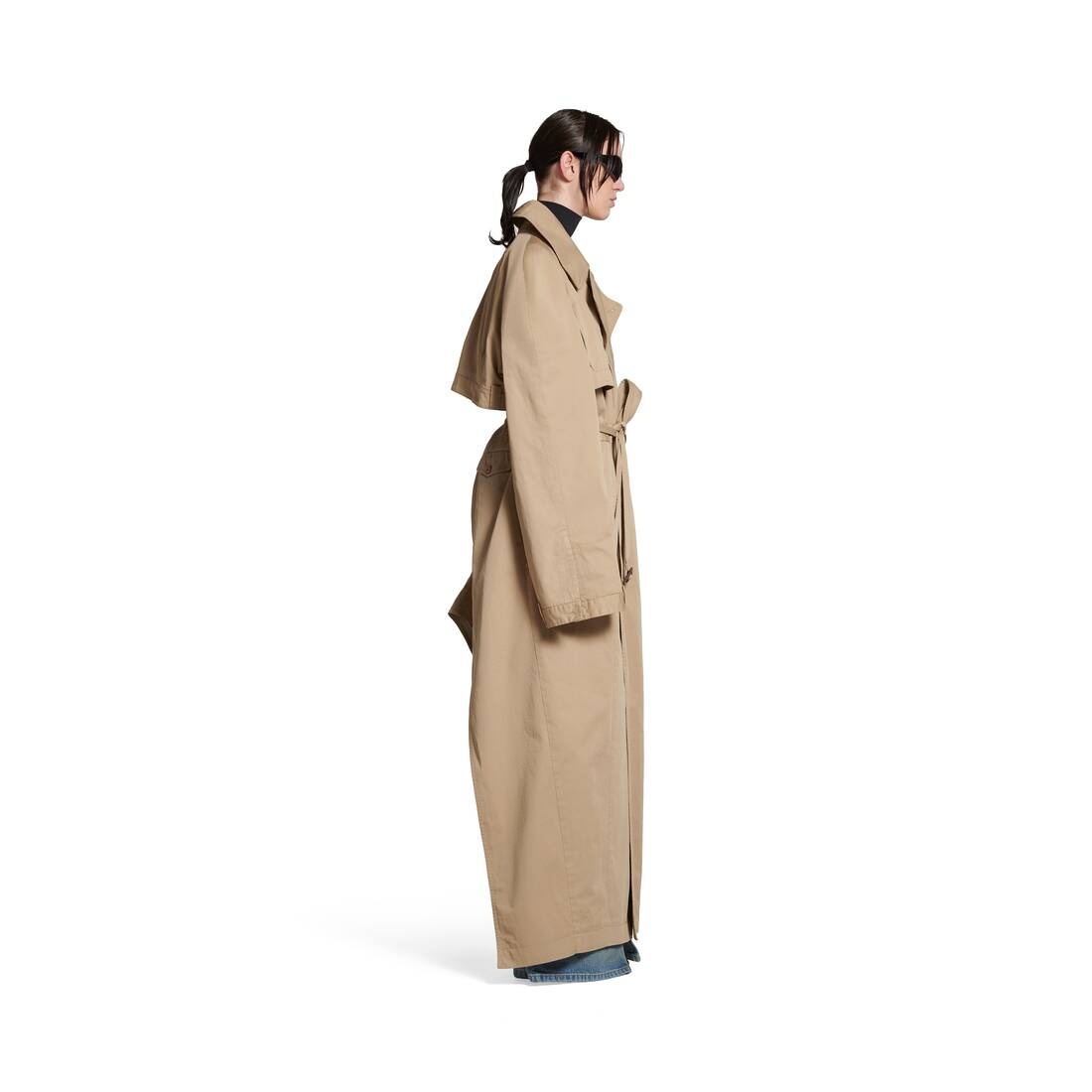 コート BALENCIAGA 'Deconstructed' trench coat Beige 769012TBP01 Balenciaga deconstructed-design Trench Coat | Neutrals