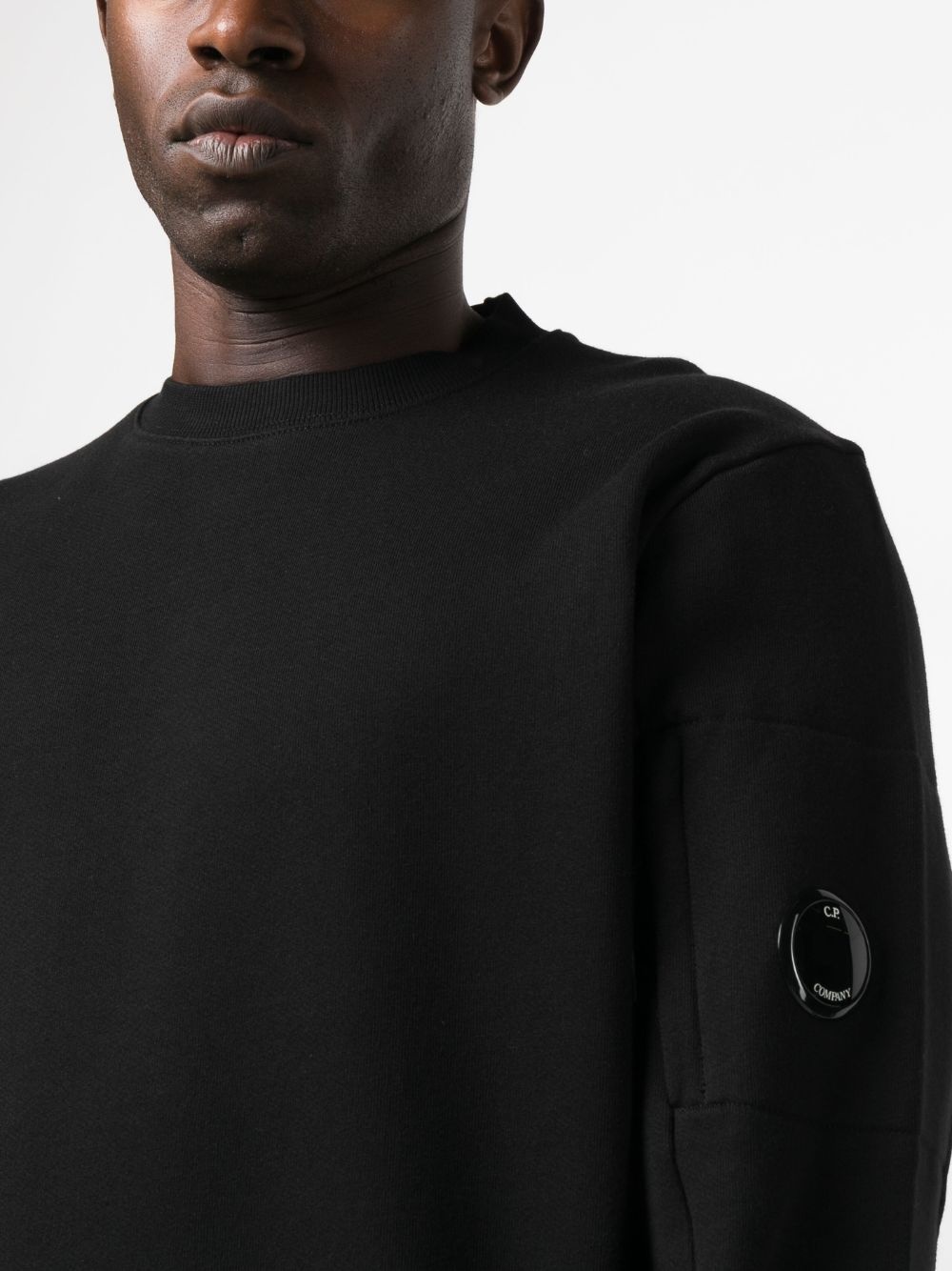 logo-patch cotton sweatshirt - 5