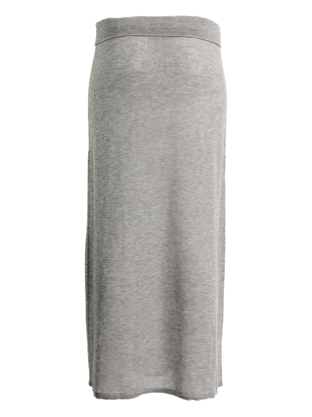 ribbed-knit maxi skirt - 2