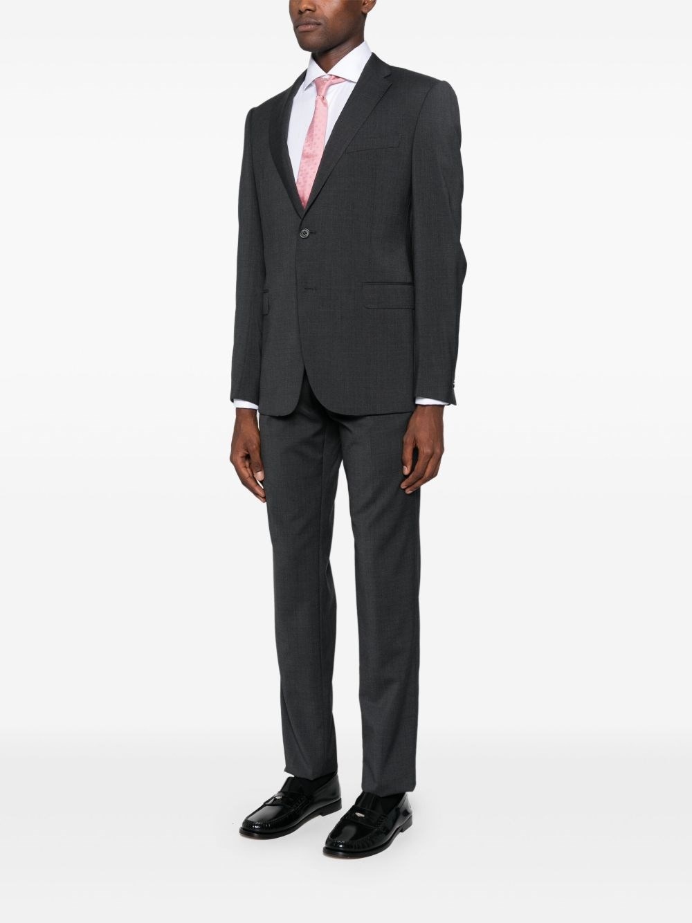 Wool single-breasted suit - 2