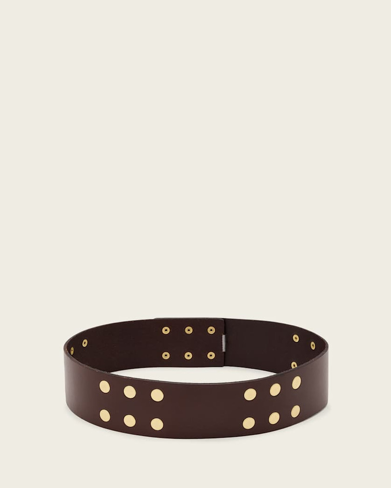 RIO STUDDED LEATHER WAIST BELT 4
