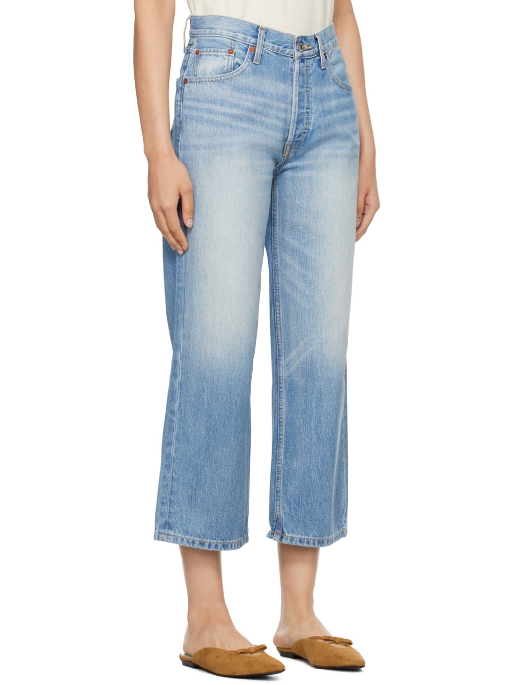 Blue Coated Jeans - 2