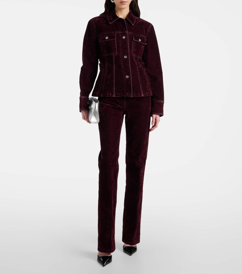 FERRAGAMO Cotton-blend velvet jacket outlook