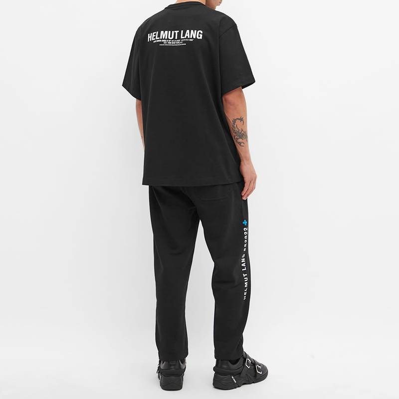 Helmut Lang Helmut Lang Cross Back Logo Tee outlook