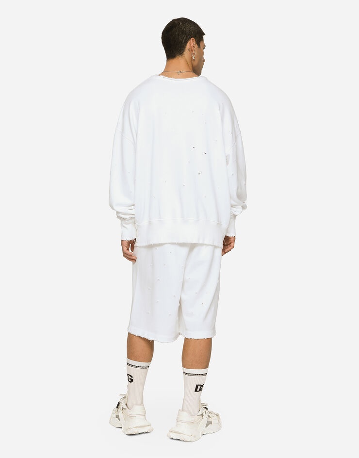 Destroyed jogging shorts with DG hardware - 3