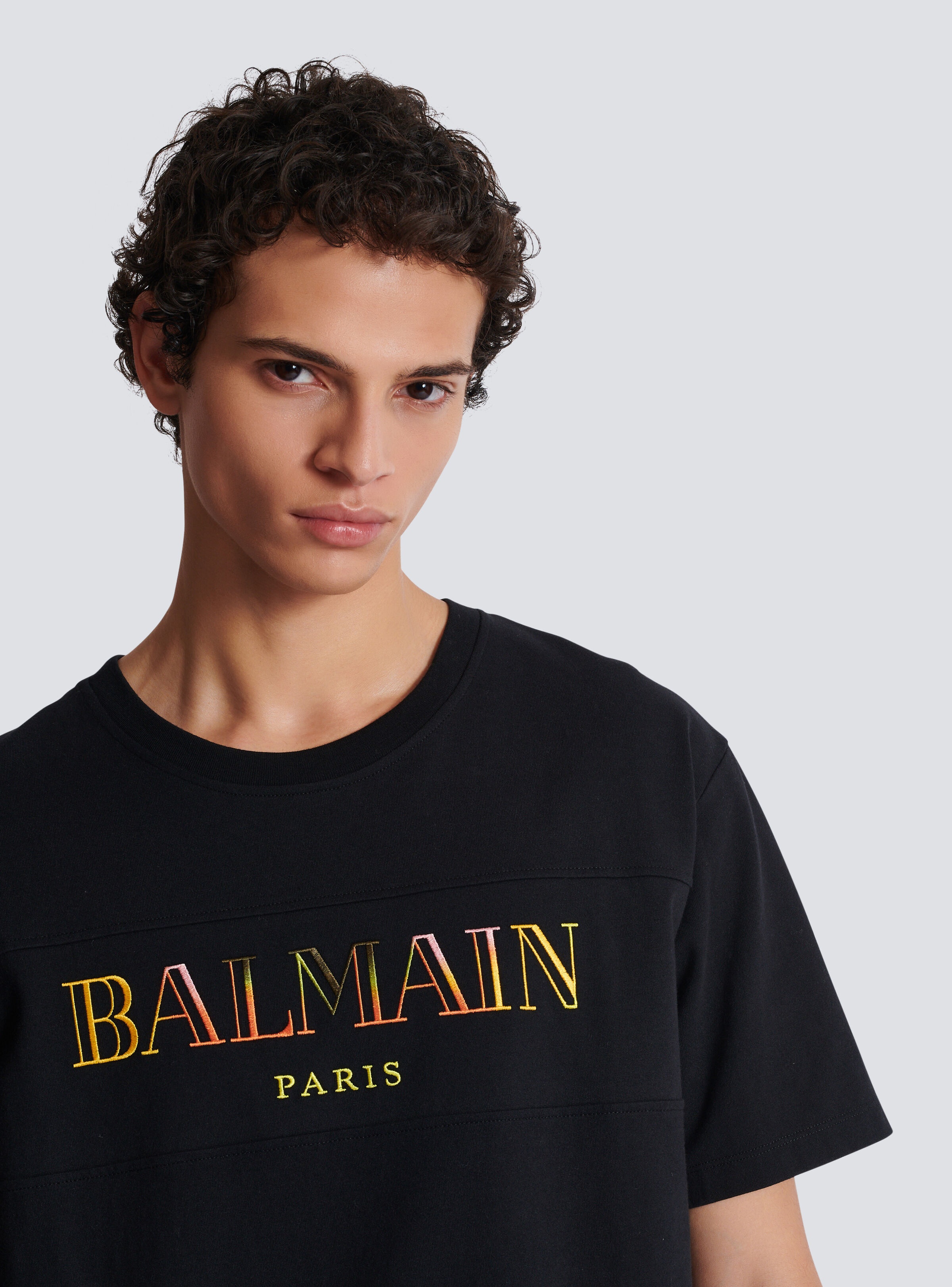 Vintage Balmain embroidered T-shirt - 7