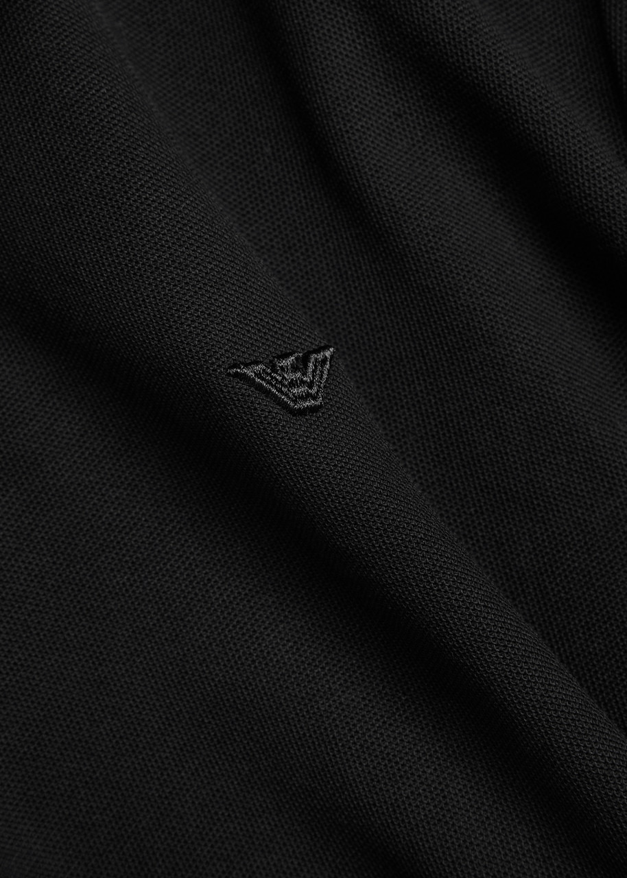 Emporio Armani Logo Piqué Cotton Polo Shirt - 5