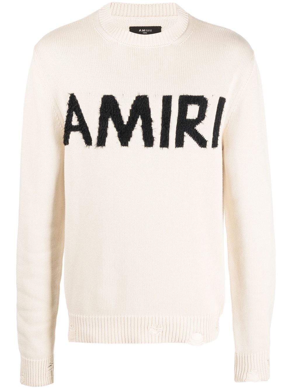 monogram-intarsia jumper - 1