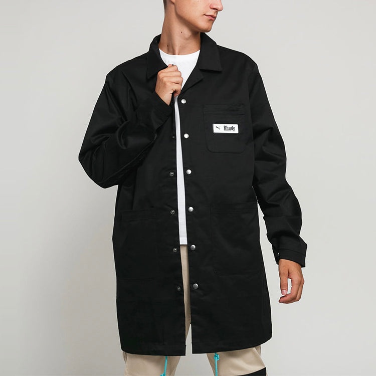 PUMA x Rhude Coat 'Black White' 595344-01 - 3